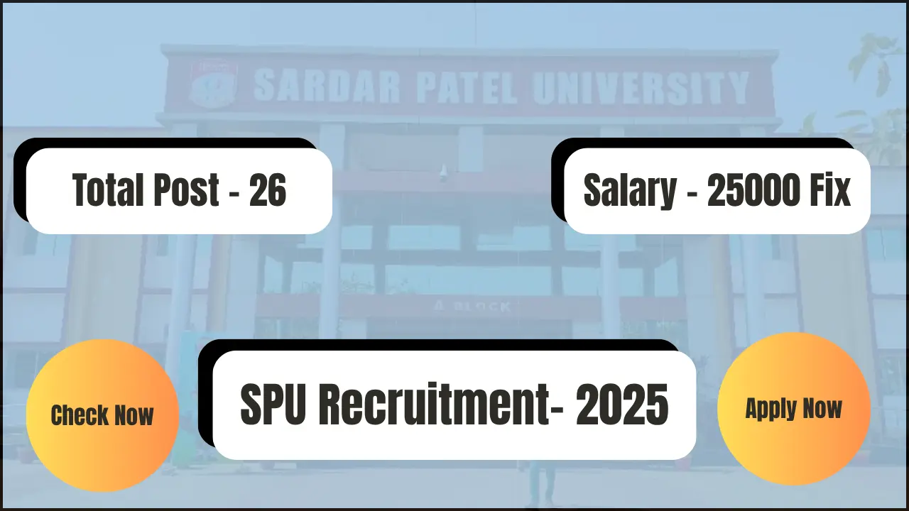 SPU RECRUITMENT 2025