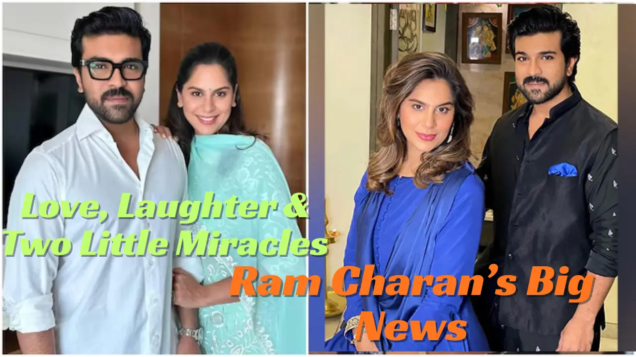 Tollywood couple Ram Charan and Upasana Konidela expecting twins